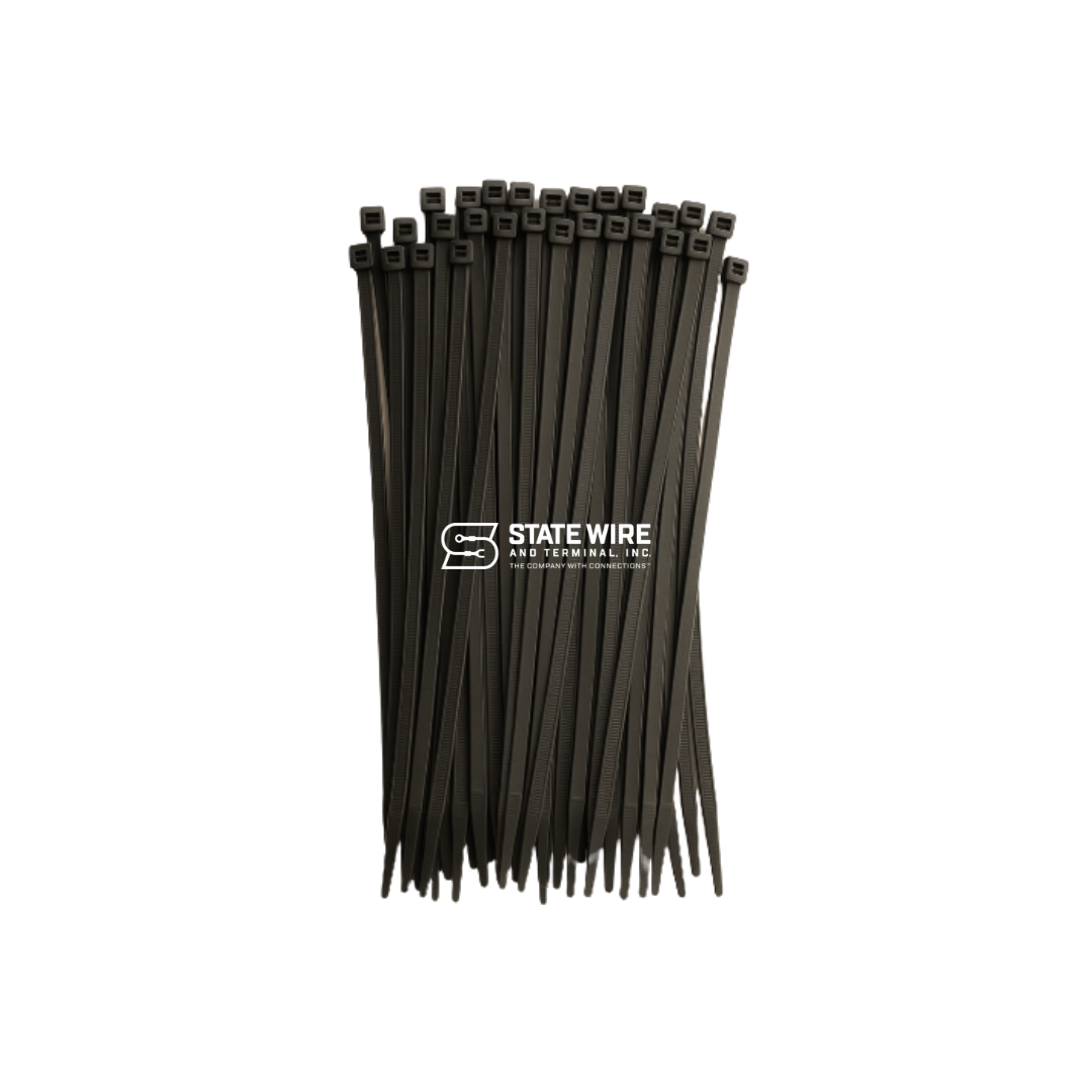 Heavy Duty Nylon Cable Tie 11.81" – 120 lb Tensile Strength (Black)