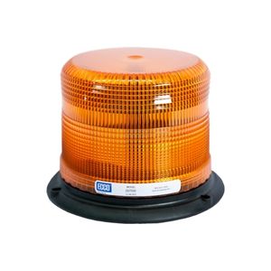 Low-Profile Heavy-Duty Epoxy-Filled LED Strobe Beacon for Severe Vibration - Class II, 12-48V, 3 Bolt/1" Pipe (Amb)