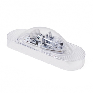 SuperNova® Grommet-Mount Oval LED Side Mrkr/Clrnc Light (Amb w/ Clr Lens)