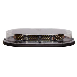 Economy Low-Profile Perm-Mount 17.25" Strobe Mini Lighbar w/ High-Output LEDs - 12-24V (Clr/Red)