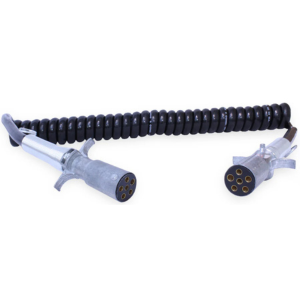 Replacement 12' Coiled 6-Way Cable Assembly