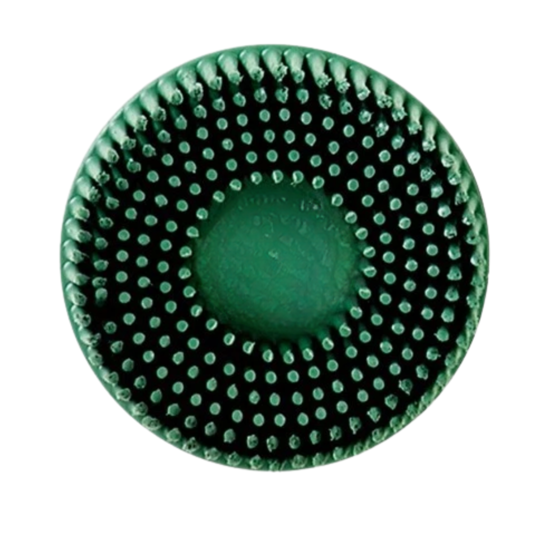 Bristle Disc 2 Inch Diameter, Green, 50 Grit, 10 Discs per Box