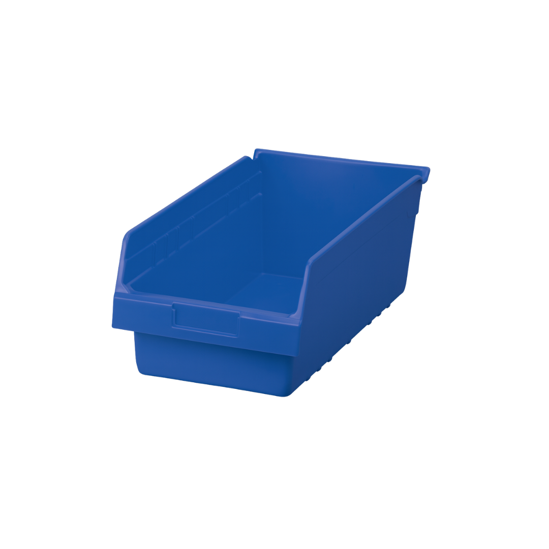 Akro-Mils Blue Shelf Storage Bin 11-5/8"L x 8-3/8"W x 6"H