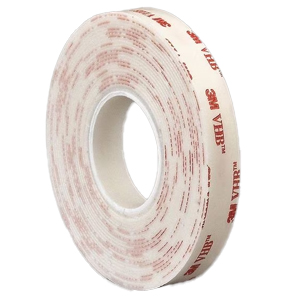 VHB™  Double-Sided Foam Tape 3/4" x 15' (White)