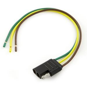 3-Way 12" Molded Car-End Trailer Connector Pigtail