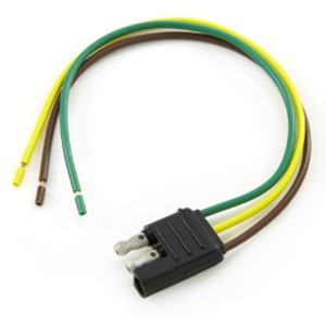 3-Way 8" 16 GA Molded Trailer-End Connector