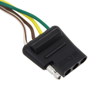 4-Way Flat 60" Bonded Car-End Trailer Connector
