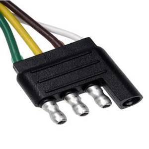 4-Way Flat 12" Bonded Trailer-End Connector
