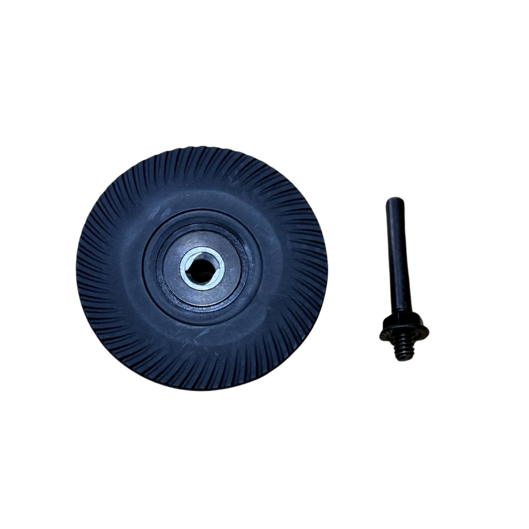 3" Type R Disc Holder – 1/4" Shank – Semi-Rigid Rubber