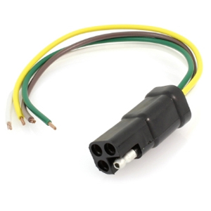 4-Way 8" Molded Car-End Square Connector