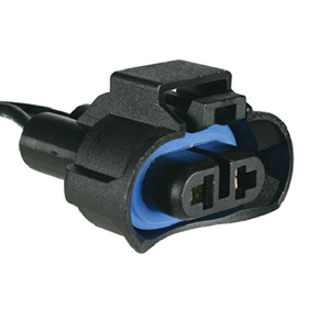 2-Pin Female Halogen Headlight Wiring Pigtail for H8 and H11 Bulbs w/ 18 GA Leads