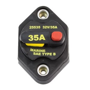 Mid-Range Circuit Breaker - Manual Trip Push Button