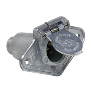 6-Pole Metal Plug with Cable Guard