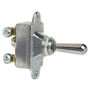 Extra Heavy Duty Momentary Toggle Switch  – SPDT, Mom On-Off-(On), 3 Screws