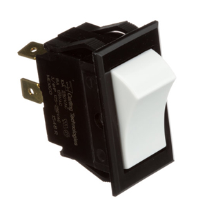 Weather-Resistant Momentary Rocker Switch – DPDT, (On)-Off-(On), 6 Blades