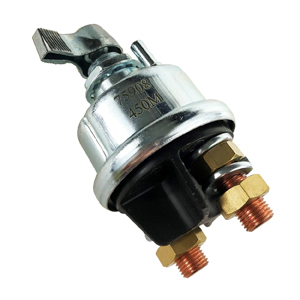 Heavy Duty Master Disconnect Switch with Lever – SPST, 2 Studs