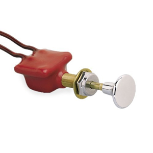 Marine Push-Pull Switch – SPST, Off-On, 2 Leads