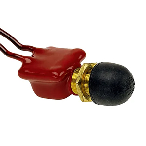 Marine Momentary Push-Button Switch – SPST, Off-(On), 2 Leads
