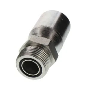 Grip Crimp Coupling - O-Ring Face Seal - Male Solid