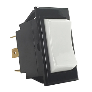 Momentary Rocker Switch – DPDT, On-Off-(On), 6 Blades