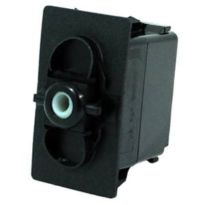 Rocker Switch Body – SPST, On-Off, 2 Blades