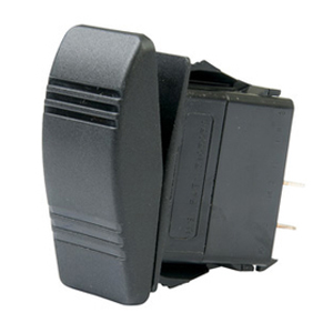 Momentary Rocker Switch – SPST, (On)-Off, 2 Blades