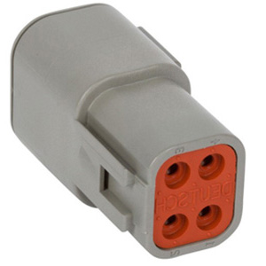Deutsch Receptacle Connector - 4-Way - DTP Series
