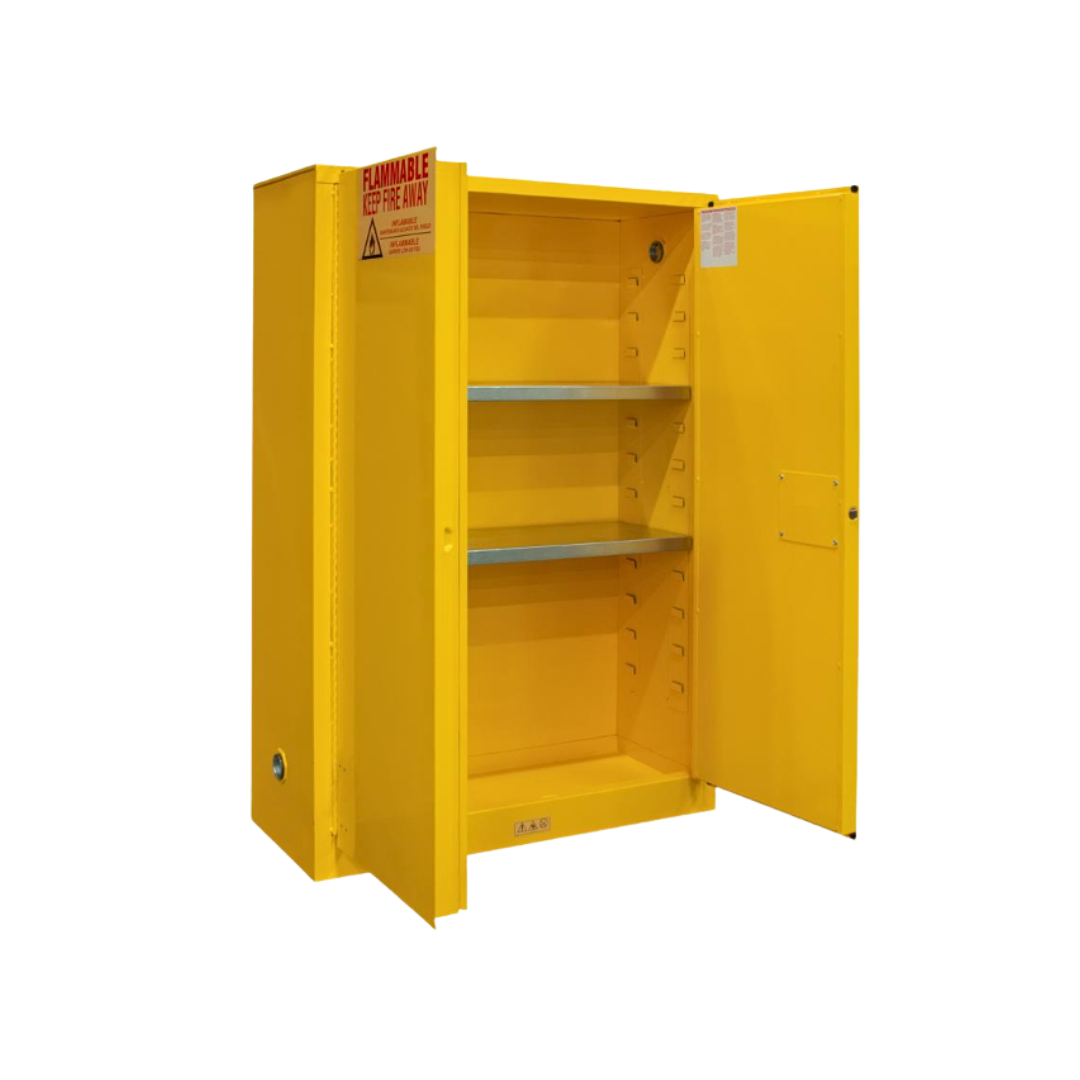 Flammable Safety Cabinet, 45-Gallon Manual Close