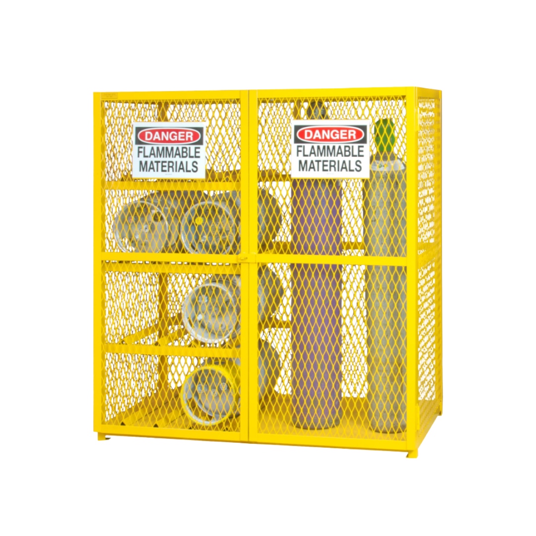 Horizontal-Vertical Combo Gas Cylinder Cabinet