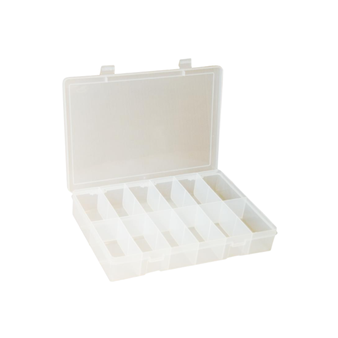PS12 Small 12-Compartment Plastic Storage Box