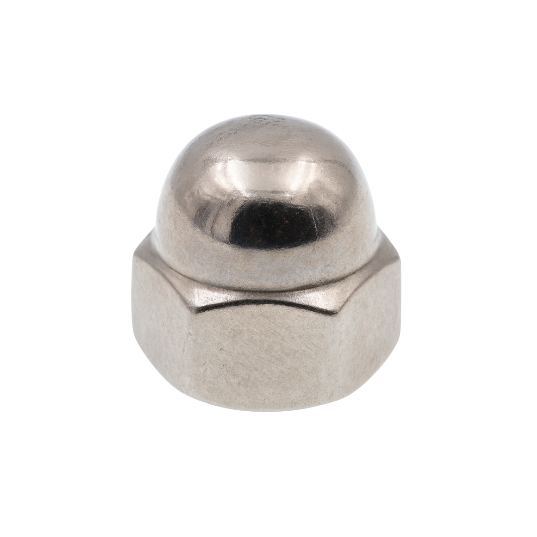 Stainless Steel Acorn Nut 1/4-20 – Hex Dome Cap Nut, Corrosion-Resistant Fastener