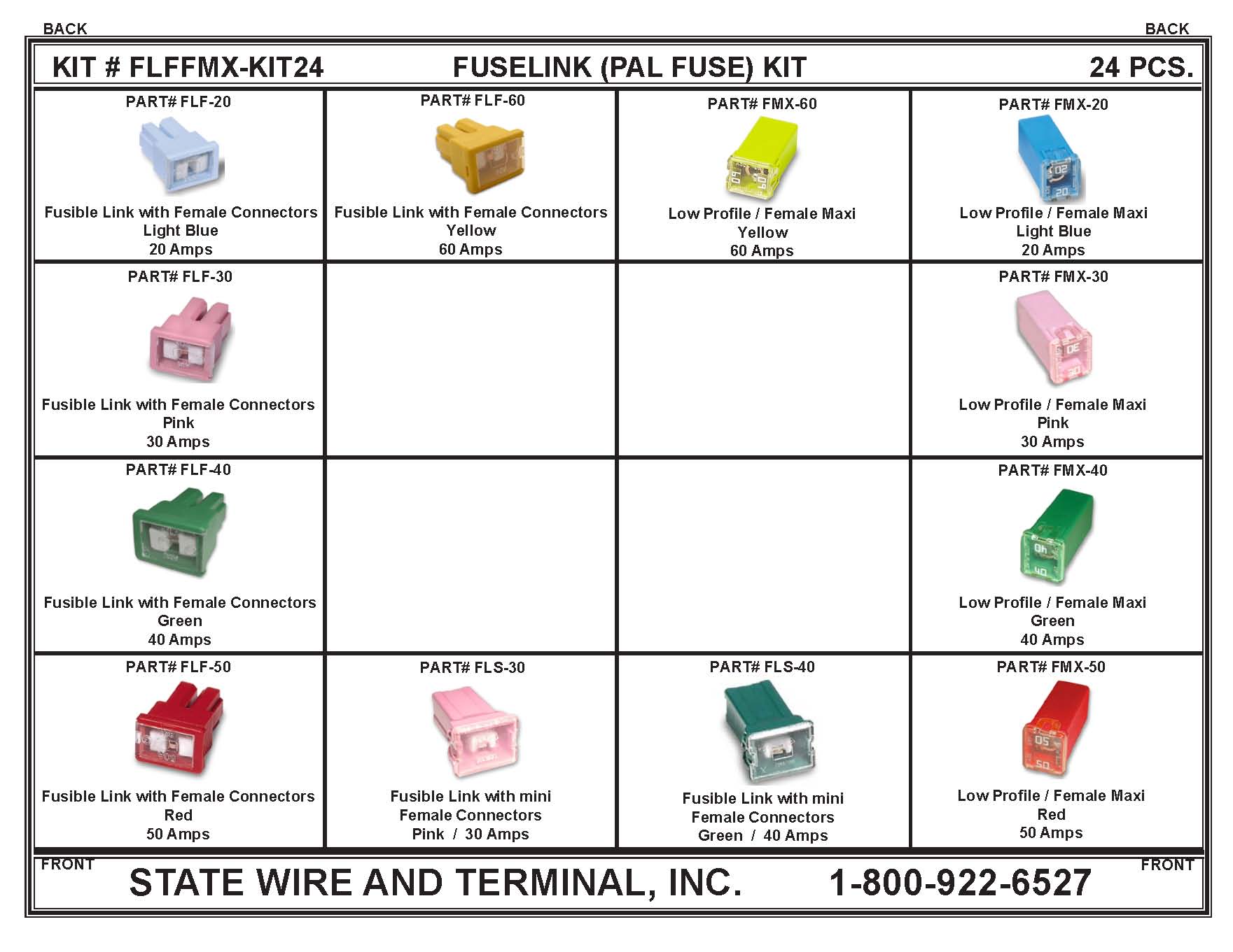 FEM Fusible Link/FEM Maxi Fuse Kit