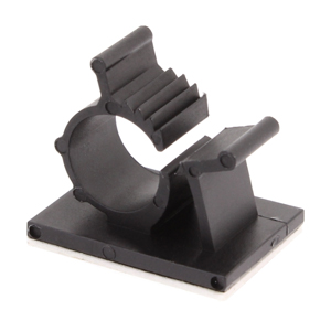 Adjustable Adhesive Nylon Cable Clamp 1/4"
