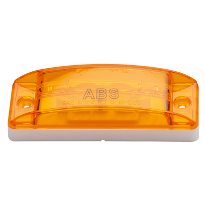 Sealed Turtleback® II Clearance Marker Light - ABS - Optic Lens