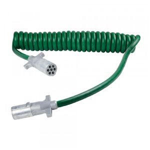 UltraLink™ 15' Coiled ABS Trailer Wiring Power Cord