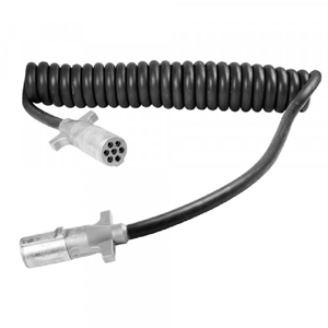 UltraLink™ 15' Coiled HD Trailer Wiring Power Cord