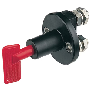 Marine Master Disconnect Switch with Key – SPST, 2 Studs