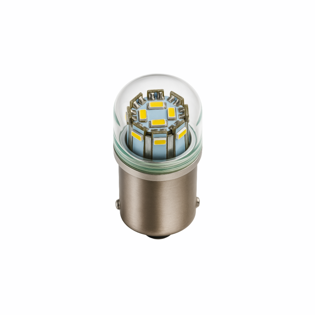 67 LED Light Bulb - (12) SMD LED Tower - BA15S Base
