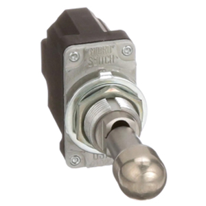Sealed Momentary Toggle Switch – SPDT, (On)-Off-(On), 3 Screws