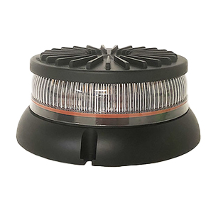 Mag-Mount 3" Tall LED Strobe Beacon w/ Clig Plug and Aluminum Base - Class I, 12-24V (Amb/Grn)