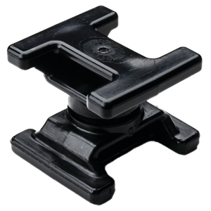 Dual Swivel Saddle Base for 50-250-lb Bundles (Black)