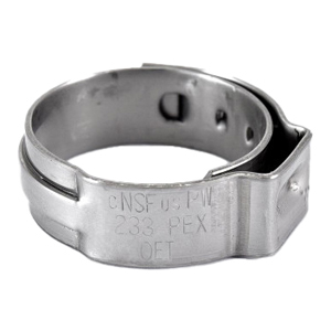 StepLess® PEX Stainless Steel Cinch Clamp 3/4"