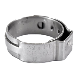 StepLess® PEX Stainless Steel Cinch Clamp 1"