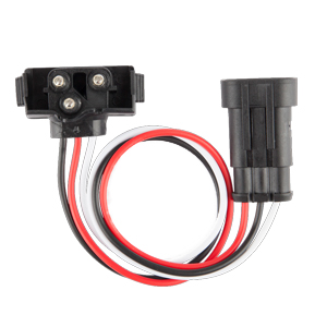 Right-Angle PL-3 to Female Weathertight 10" Adapter Pigtail