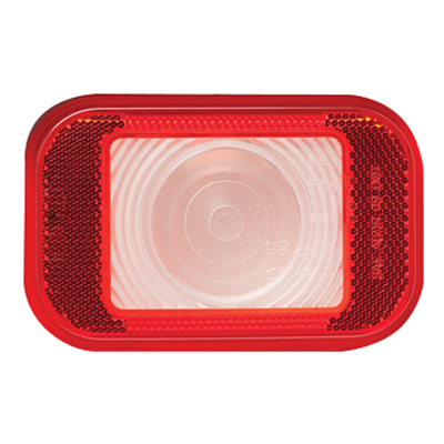 Optronics® Rectangular Back-Up Light With Built-In Red Reflex - BU33 Series