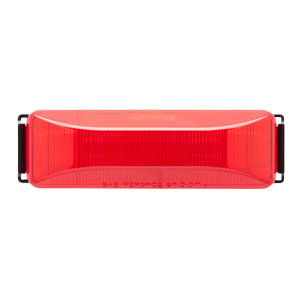 Optronics® MC65RB Red Thinline Sealed Marker Light in A65PB Self Grounding Bracket and Single Wire Pigtail Kit
