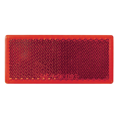 Optronics® Rectangular Red Self Adhesive Red - RE10 Series