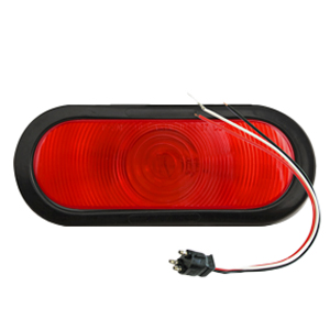Optronics® 6" Oval Kit - Included ST70RB Red Stop/Turn/Tail Light, A70GB Grommet, A45PB Pigtail