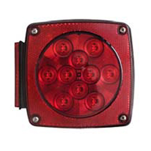 Optronics® Red LED Tail Light With License Light