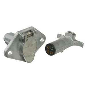 4-Way Metal Connector Plug and Socket